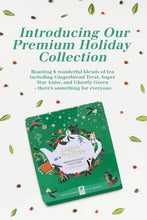 Load image into Gallery viewer, English Tea Shop Organic Premium Holiday Collection Green Gift Tin 72 Tea Bags Sachets, 108g
