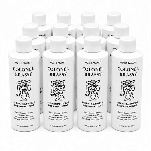 Colonel Brassy Industrial Strength Hard Surface Cleaner – 16 oz Bottles (12-Pack)