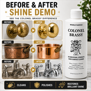 Colonel Brassy Industrial Strength Hard Surface Cleaner – 16 oz Bottles (12-Pack)