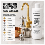 Colonel Brassy Industrial Strength Hard Surface Cleaner – 16 oz Bottles (12-Pack)