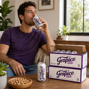 Grapico Diet Soda – 2 Pack of 12 Packs (24 Total Cans) – Caffeine Free Southern Grape Soft Drink